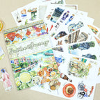 Southeast Journey - Collage Stickers | Aesthetic Kiss Cut Matte PET (20 Sheets)