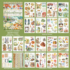 Southeast Journey - Collage Stickers | Aesthetic Kiss Cut Matte PET (20 Sheets)