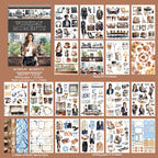 Workday Moments - Collage Stickers | Modern Kiss Cut Matte PET (20 Sheets)