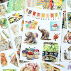 Taste of Thailand - Collage Stickers | Cultural Kiss Cut Matte PET (20 Sheets)