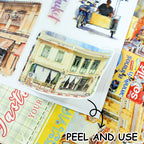 Taste of Thailand - Collage Stickers | Cultural Kiss Cut Matte PET (20 Sheets)