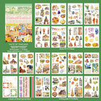 Taste of Thailand - Collage Stickers | Cultural Kiss Cut Matte PET (20 Sheets)