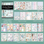 Notes On Elegance - Bullet Journal Stickers | Aesthetic Kiss Cut Matte PET (24 Sheets)