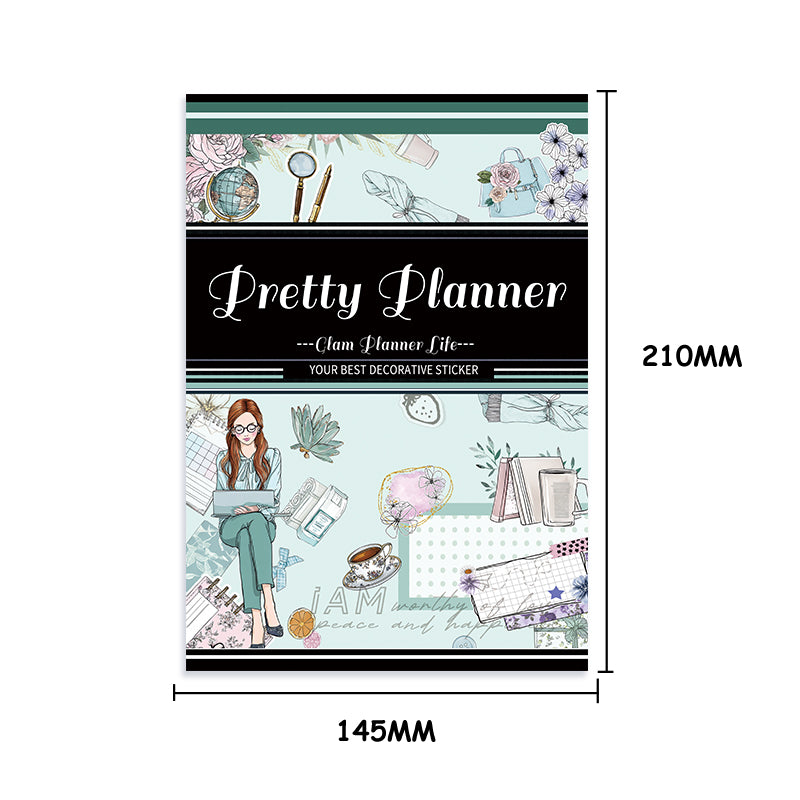 Notes On Elegance - Bullet Journal Stickers | Aesthetic Kiss Cut Matte PET (24 Sheets)