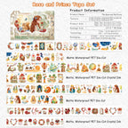 Rose and Prince Fairy Tale Fantasy Character & Botanical Matte PET Tape Set