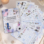 Relaxation Plan - Planner Sticker Book | Aesthetic Special Gloss Matte PET (24 Sheets)