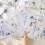 Relaxation Plan - Planner Sticker Book | Aesthetic Special Gloss Matte PET (24 Sheets)