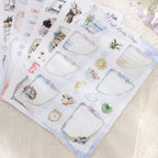 Relaxation Plan - Planner Sticker Book | Aesthetic Special Gloss Matte PET (24 Sheets)