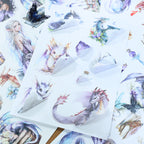 Seeking Journey Dragon - Ephemera Stickers | Whimsical Kiss Cut Matte PET (20 Sheets)