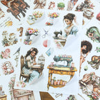 Moment Of Charm - Junk Journal Stickers | Aesthetic Kiss Cut Matte PET (20 Sheets)