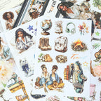 Moment Of Charm - Junk Journal Stickers | Aesthetic Kiss Cut Matte PET (20 Sheets)