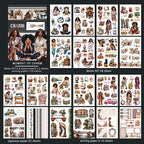 Moment Of Charm - Junk Journal Stickers | Aesthetic Kiss Cut Matte PET (20 Sheets)