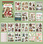 Christmas Wishes - Junk Journal Stickers | Cozy Kiss Cut Matte PET (20 Sheets)
