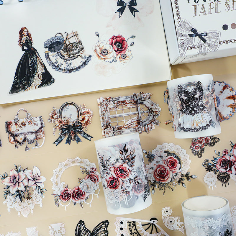 Lace Vintage Character Matte PET Tape Kit