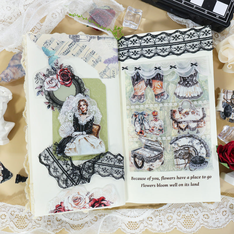 Lace Vintage Character Matte PET Tape Kit