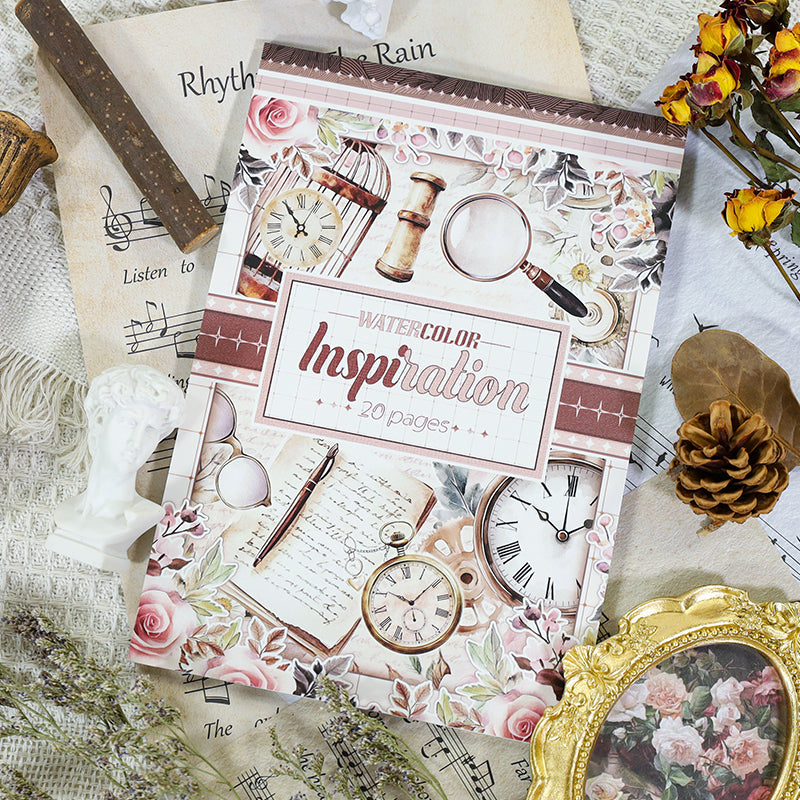 Subtle Inspiration - Ephemera Stickers | Vintage Kiss Cut Matte PET (20 Sheets)