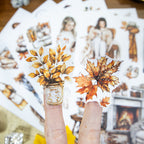 Afternoon Reading - Ephemera Stickers | Cozy Kiss Cut Matte PET (20 Sheets)