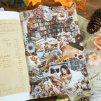 Afternoon Reading - Ephemera Stickers | Cozy Kiss Cut Matte PET (20 Sheets)