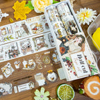 Mellow And Fragrant Moment - Masking Tapes | Aesthetic Special Oil Glossy PET (4 Rolls)