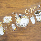 Mellow And Fragrant Moment - Masking Tapes | Aesthetic Special Oil Glossy PET (4 Rolls)