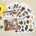 Western Fashion - Ephemera Stickers | Folk Kiss Cut Matte PET (20 Sheets)