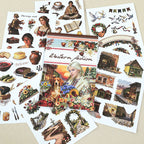 Western Fashion - Ephemera Stickers | Folk Kiss Cut Matte PET (20 Sheets)