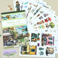 A Life On The Road - Collage Stickers | Cottagecore Kiss Cut Matte PET (20 Sheets)