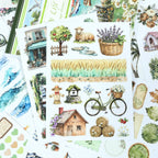 A Life On The Road - Collage Stickers | Cottagecore Kiss Cut Matte PET (20 Sheets)