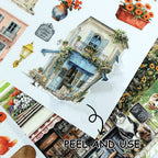 A Life On The Road - Collage Stickers | Cottagecore Kiss Cut Matte PET (20 Sheets)