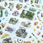 A Life On The Road - Collage Stickers | Cottagecore Kiss Cut Matte PET (20 Sheets)