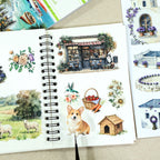 A Life On The Road - Collage Stickers | Cottagecore Kiss Cut Matte PET (20 Sheets)