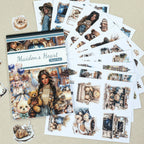 A Teenage Girl's Thoughts - Vintage Stickers | Aesthetic Kiss Cut Matte PET (20 Sheets)