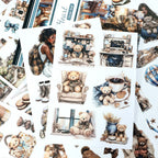 A Teenage Girl's Thoughts - Vintage Stickers | Aesthetic Kiss Cut Matte PET (20 Sheets)
