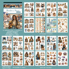 A Teenage Girl's Thoughts - Vintage Stickers | Aesthetic Kiss Cut Matte PET (20 Sheets)