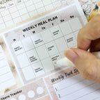 Retro Diary - Bullet Journal Stickers | Vintage Special Gloss Matte PET (24 Sheets)