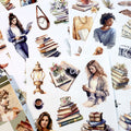 Whispering Pages - Junk Journal Stickers | Aesthetic Kiss Cut Matte PET (20 Sheets)