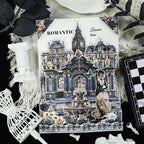 The Mysterious Black Junk Journal Stickers | Gothic Kiss Cut Matte PET (20 Sheets)
