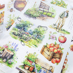 The Harvest Time - Junk Journal Stickers | Cottagecore Kiss Cut Matte PET (20 Sheets)