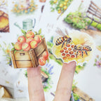 The Harvest Time - Junk Journal Stickers | Cottagecore Kiss Cut Matte PET (20 Sheets)