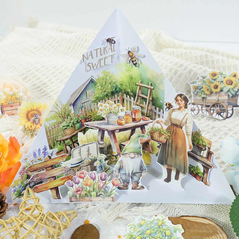 The Harvest Time - Junk Journal Stickers | Cottagecore Kiss Cut Matte PET (20 Sheets)