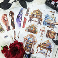 The Secrets Of Wizards - Junk Journal Stickers | Whimsical Kiss Cut Matte PET (20 Sheets)
