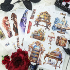 The Secrets Of Wizards - Junk Journal Stickers | Whimsical Kiss Cut Matte PET (20 Sheets)