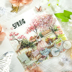 Picnic Time - Collage Stickers | Romantic Kiss Cut Matte PET (20 Sheets)