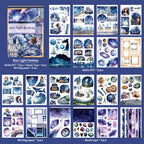 Star Light Fantasy - Collage Stickers | Celestial Kiss Cut Matte PET (20 Sheets)