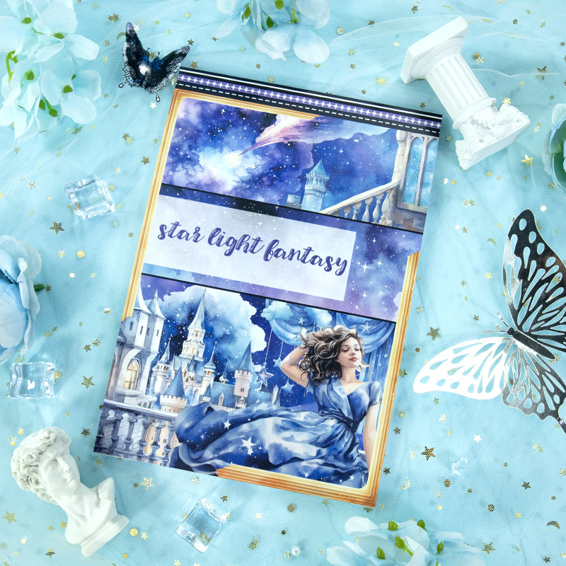 Star Light Fantasy - Collage Stickers | Celestial Kiss Cut Matte PET (20 Sheets)