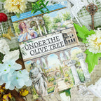 Under The Olive Tree - Junk Journal Stickers | Roman Kiss Cut Matte PET (20 Sheets)