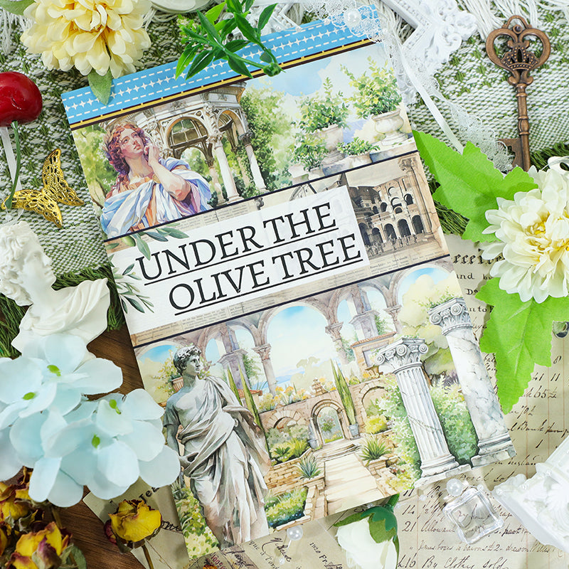 Under The Olive Tree - Junk Journal Stickers | Roman Kiss Cut Matte PET (20 Sheets)