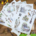 Under The Olive Tree - Junk Journal Stickers | Roman Kiss Cut Matte PET (20 Sheets)