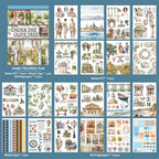 Under The Olive Tree - Junk Journal Stickers | Roman Kiss Cut Matte PET (20 Sheets)
