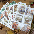 Complicated Old Events - Junk Journal Stickers | Vintage Kiss Cut Matte PET (20 Sheets)
